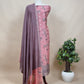 Pure Shikagarh Maheshwari Silk Suit Fabric With Banarasi Bootis