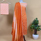 Heer Tangerine Ombré Pure Cotton Bandhani Suit