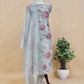 Crushed Tissue Silk Unstitched Suit