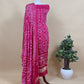 Heer Pink Pure Gajji Silk Gharchola Bandhani Suit With Gold Lakdi Patta weaving
