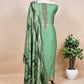 Green Handwoven Kani Zari Silk Unstitched Suit