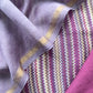 Purple Pure Maheshwari Silk Suit With Kantha Handwork