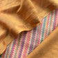 Mustard Pure Maheshwari Silk Suit with Kantha Handwork