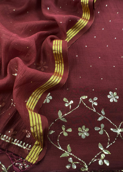mul cotton suit with dupatta

