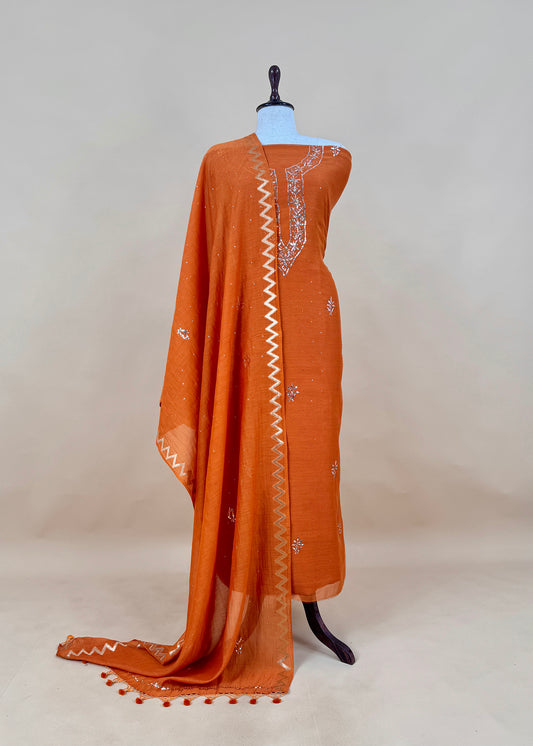 Summer wear suit pure mul cotton fabric

