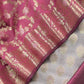 Pink Pearl Banarasi double shade unstitched dupatta-suit