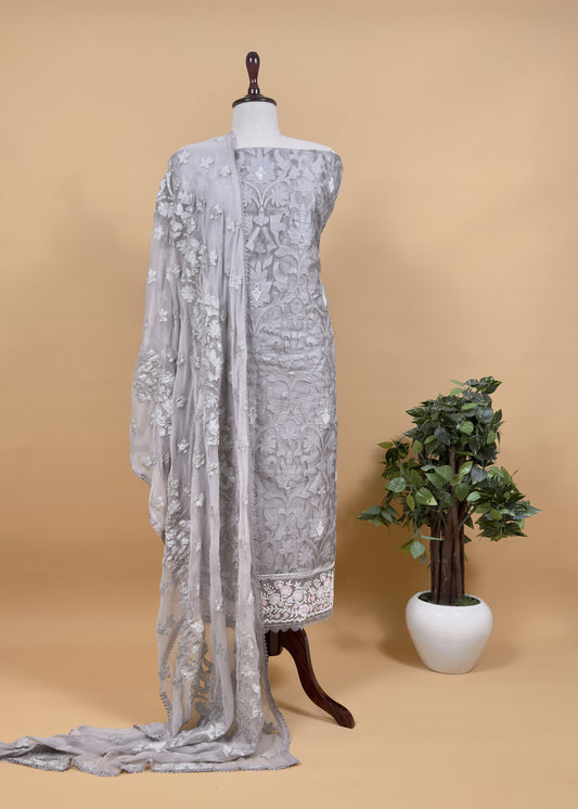 Tissue unstitched suit set at the best price


