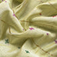 Green Jamdani Woven Unstitched Suit With Paithani Work