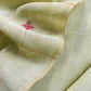 Green Jamdani Woven Unstitched Suit With Paithani Work