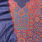 Blue Handloom Pashmina Suit With Kani Zari Weaving