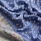 Heer Steel Blue Pure Gajji Silk Bandhani Suit With Gold Banarasi Weaving