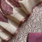Brown Banarasi Silk Brocade Suit With Organza Dupatta