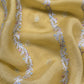 Yellow Organza Suit With Pitta Work