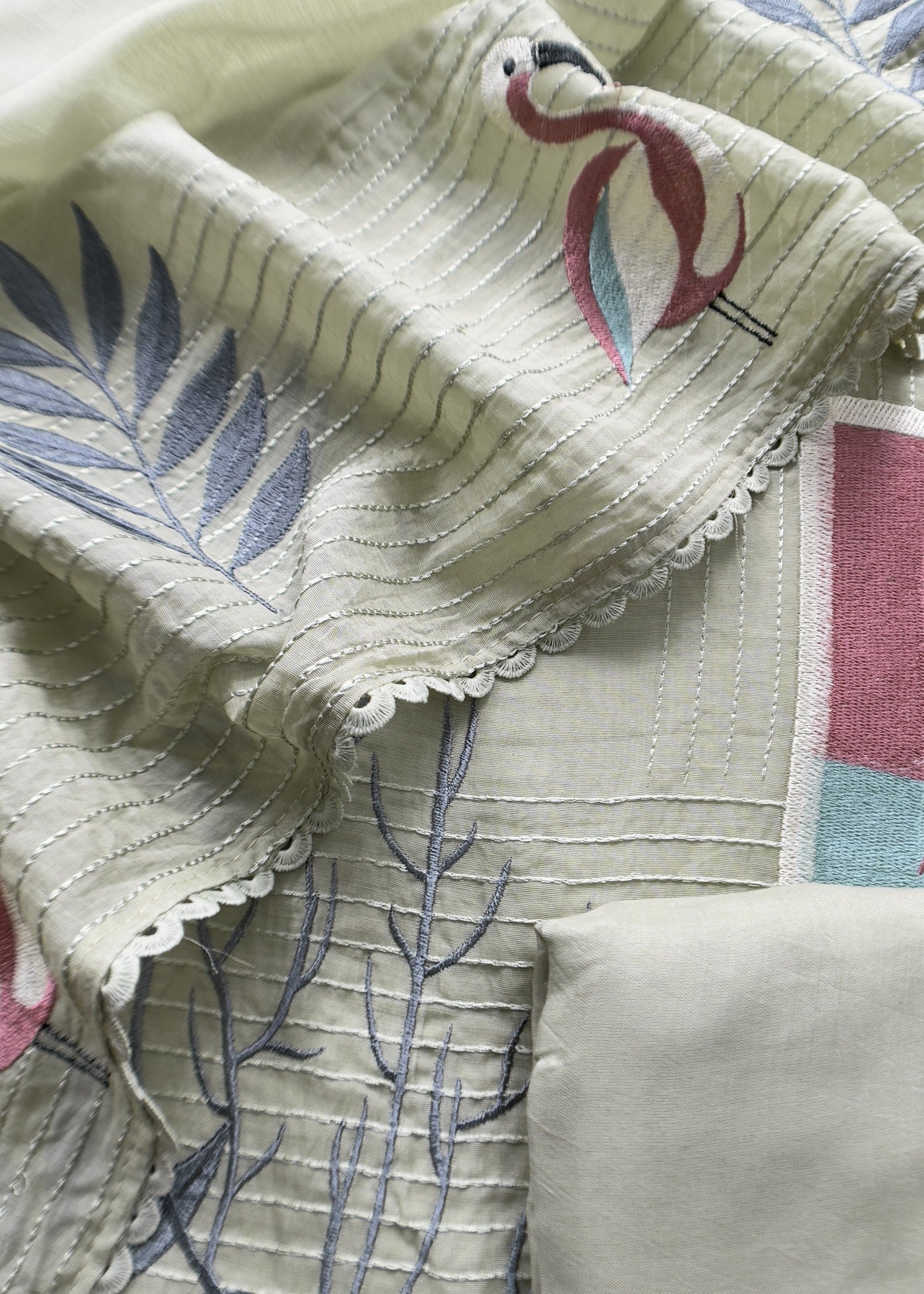mul cotton suit with dupatta


