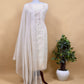 Kota Doria Dupatta Suit With Pitta Work