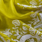 Organza unstitched suit with dupatta


