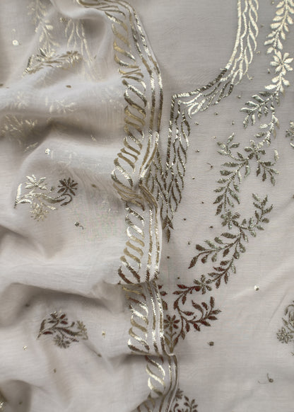 Summer wear suit pure mul chanderi fabric

