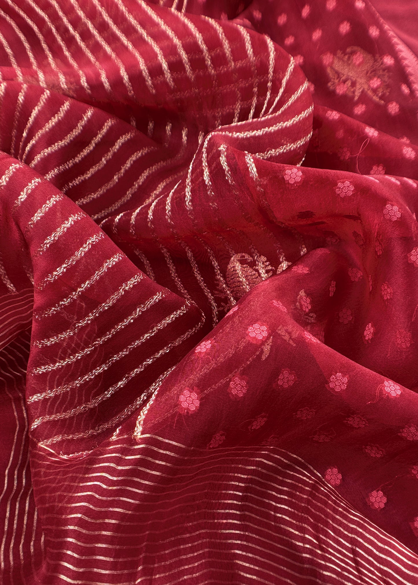 mulmul unstitched suit with dupatta

