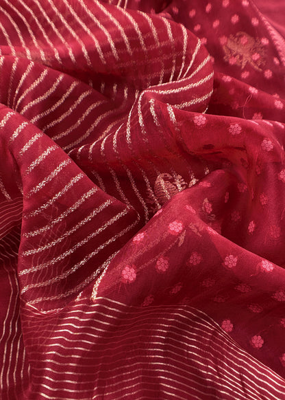 mulmul unstitched suit with dupatta

