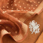 pure mulmul suit with organza dupatta

