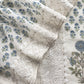 Blue Pure Mul Cotton Hand-block Print Suit With Gold And Resham Embroidery