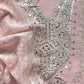 Baby Pink Pure Cotton Suit With Mirrors, Gota Patti And Dori Embroidery