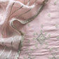 Baby Pink Pure Cotton Suit With Mirrors, Gota Patti And Dori Embroidery