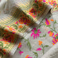 Green Handloom Banarasi Suit With Paithani Weaving