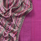 Purple Pashmina Suit With Velvet Stall