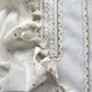 Off White Designer Summers Pure Mul Suit With Crochet, Mirrors, Pitta Work And Hand Embroidery