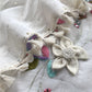 Off White Designer Summers Pure Mul Suit With Crochet, Mirrors, Pitta Work And Hand Embroidery