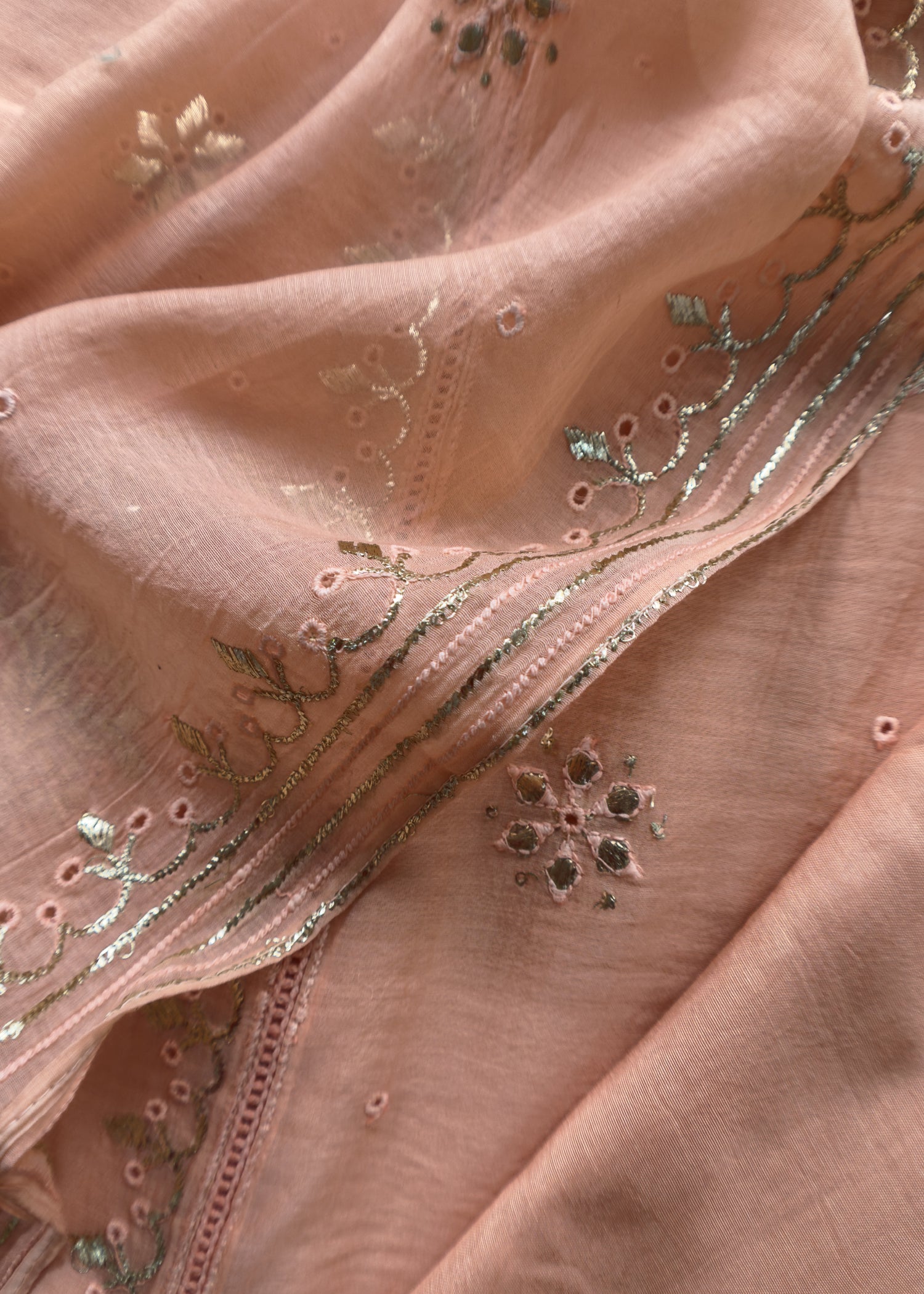 mul chanderi suit with dupatta

