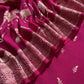 Kalasheel Luxe Royal Pink Handloom Munga Silk Suit With Shikagarh Gold Weaving