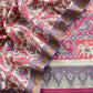 Maheshwari Silk Suit In Patola With Zari Weaving