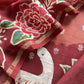 Brown Handpainted Hans and flowers Maheshwari Silk Suit With Banarasi Bootis
