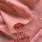 Orchid Pink Lotus Pichwai Jamdani Weaving Linen Chanderi Unstitched Suit