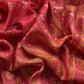 Red Maheshwari Silk Suit With Banarasi Bootis