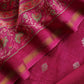 Magenta Pink Maheshwari Silk Suit With Banarasi Bootis