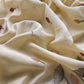 Light Yellow Pure Mul Pichwai Unstitched Suit With Pichwai Embroidery