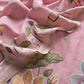 Pink Pure Mul Pichwai Unstitched Suit With Pichwai Embroidery