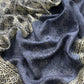Indigo Paisley Block Print Pure Maheshwari Silk Unstitched Suit Fabric