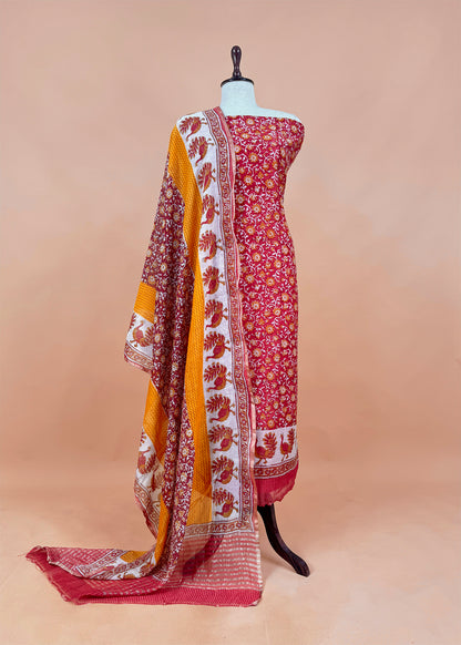 Summer wear suit pure mul cotton fabric