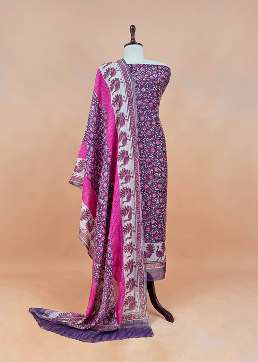 Summer wear suit pure mul cotton fabric


