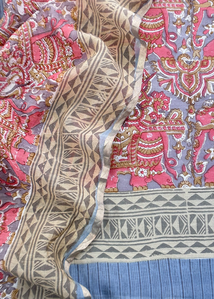 mul cotton suit with dupatta

