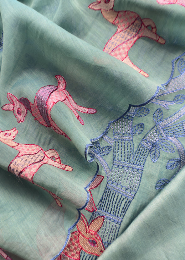 mul cotton suit with dupatta


