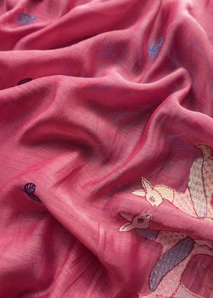 Summer wear suit pure mul chanderi fabric
