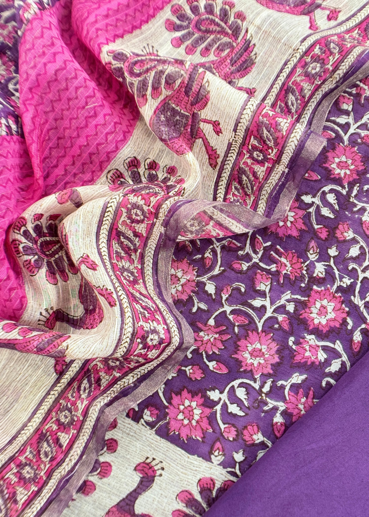 pure mul cotton suit fabric

