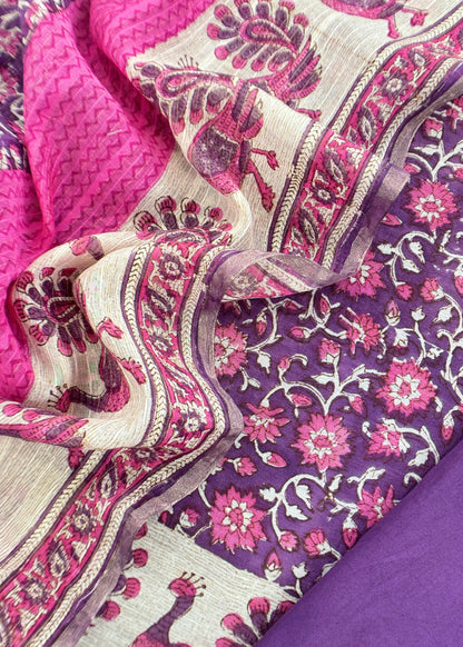 pure mul cotton suit fabric

