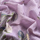 Purple Jamdani Woven Unstitched Suit With Paithani Work