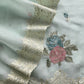 Gulbahar Kalasheel Luxe Powder Blue Handloom Organza Silk Suit With Resham Embroidery